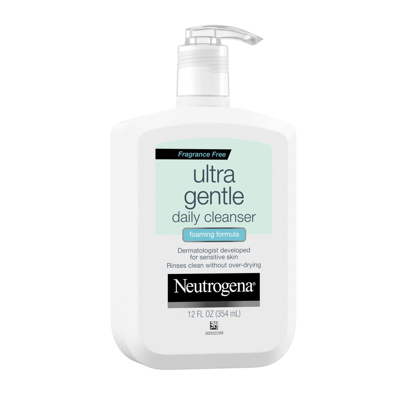 Neutrogena Fragrance Free Ultra Gentle Daily Foaming Cleanser; image 6 of 8
