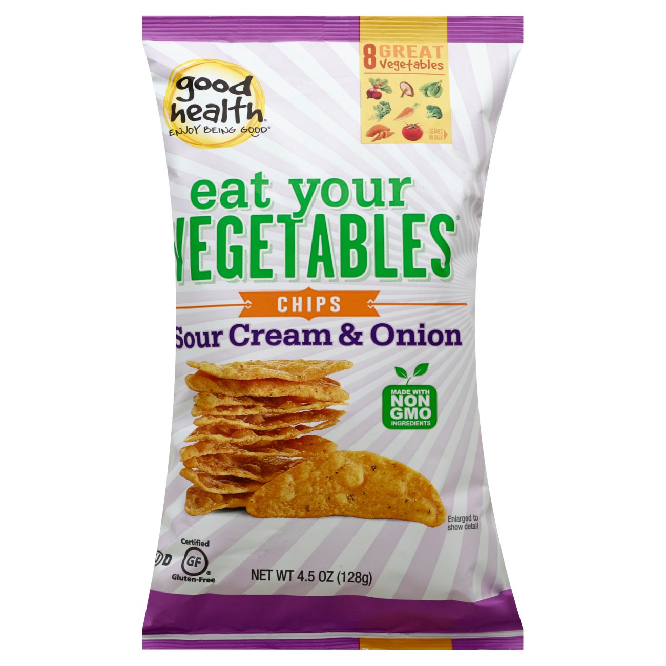 Snikiddy Eat Your Vegetables Sour Cream and Onion Vegetable Chips