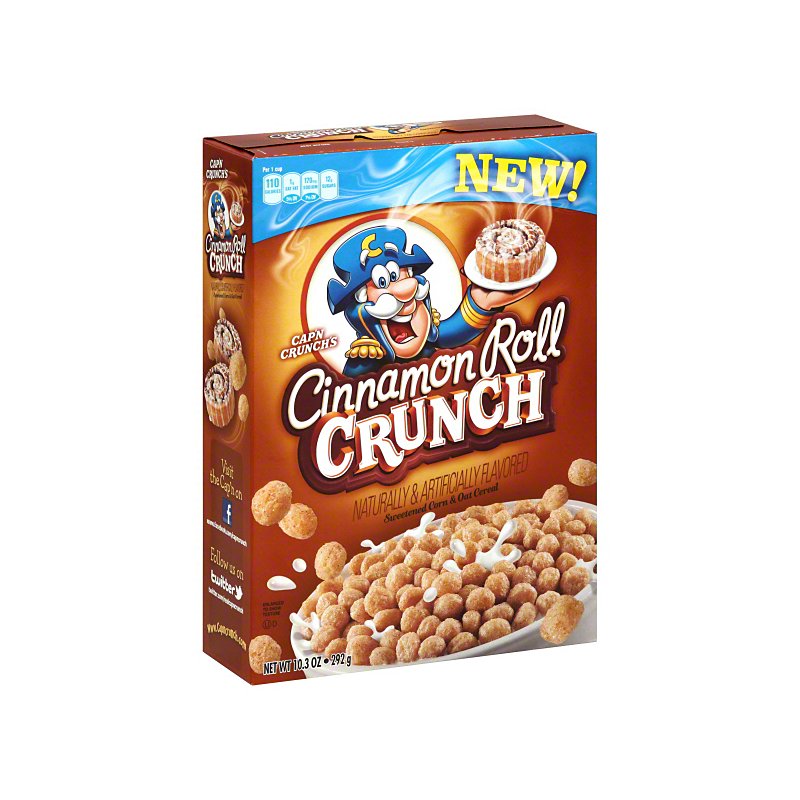 Cap'n Crunch Cinnamon Roll Crunch - Shop Cereal at H-E-B