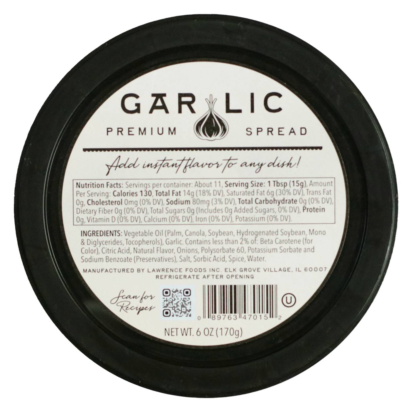 Fresh Garlic Spread; image 1 of 2