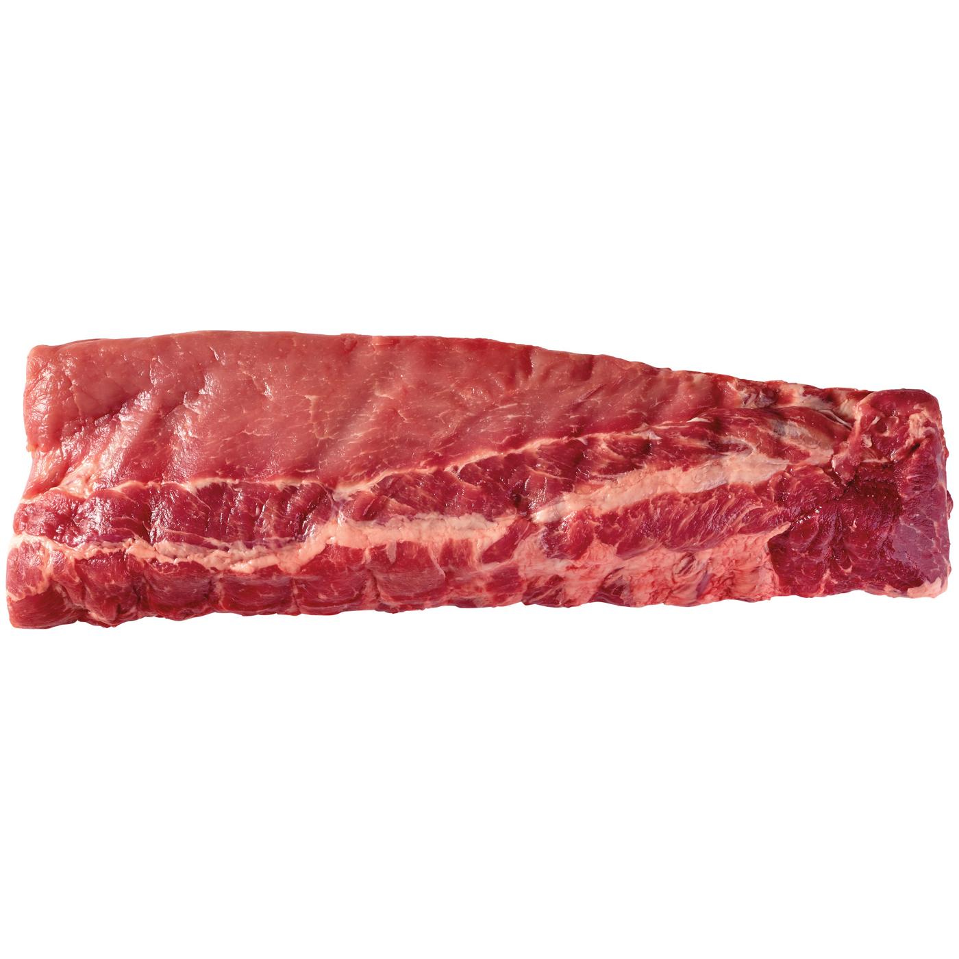 Previously Frozen Pork Loin Baby Back Ribs; image 4 of 4