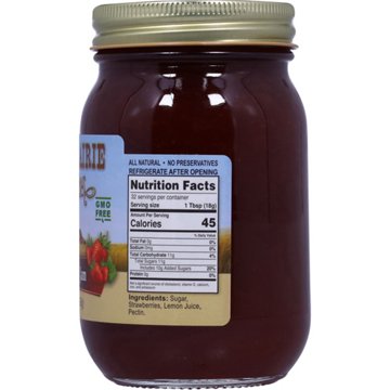Lone Prairie Farms Strawberry Jam, 20 oz