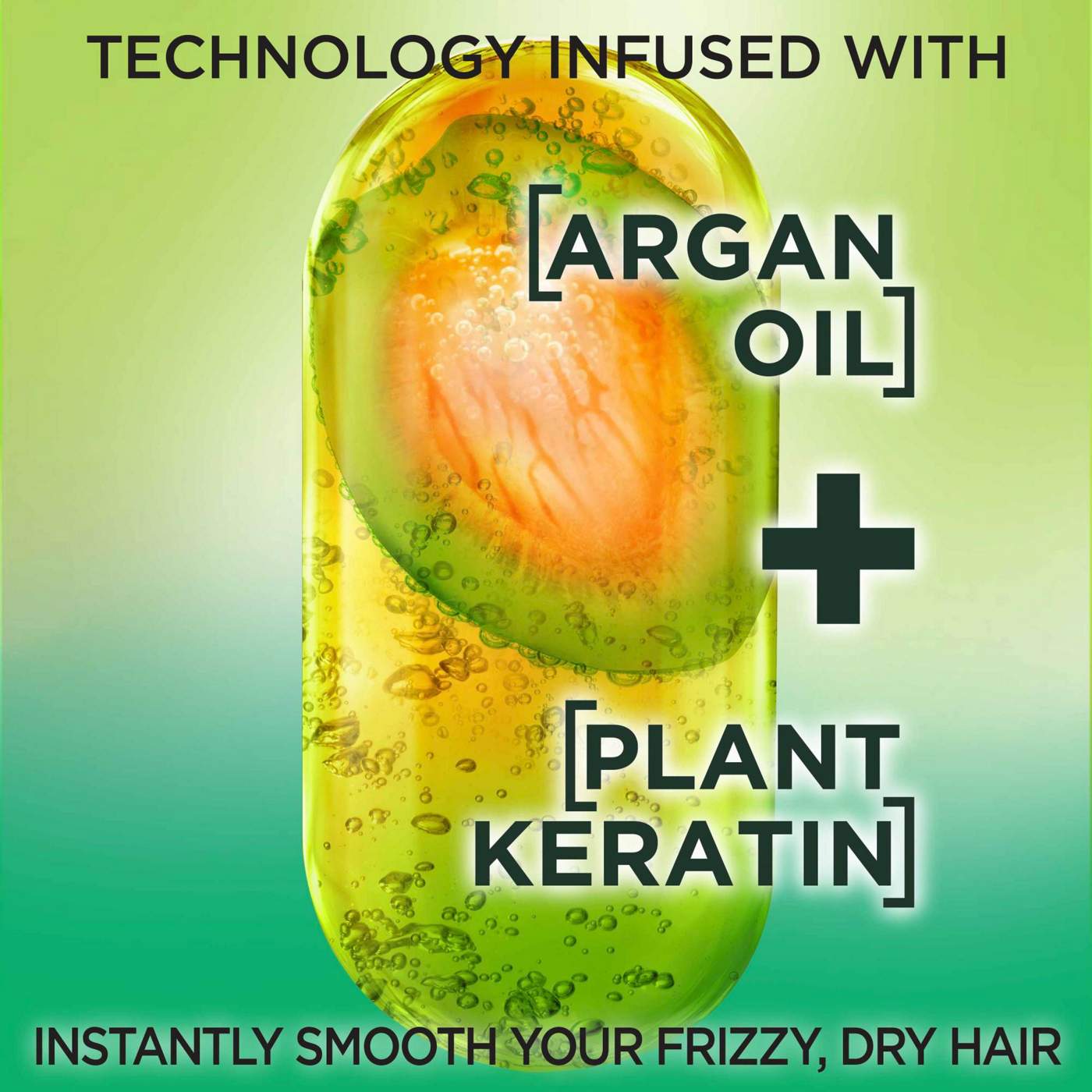 Garnier Fructis Sleek & Shine Moroccan Sleek Smoothing Oil for Frizzy, Dry  Hair, Argan Oil, 3.75 Fl Oz, 1 Count (Packaging May Vary)
