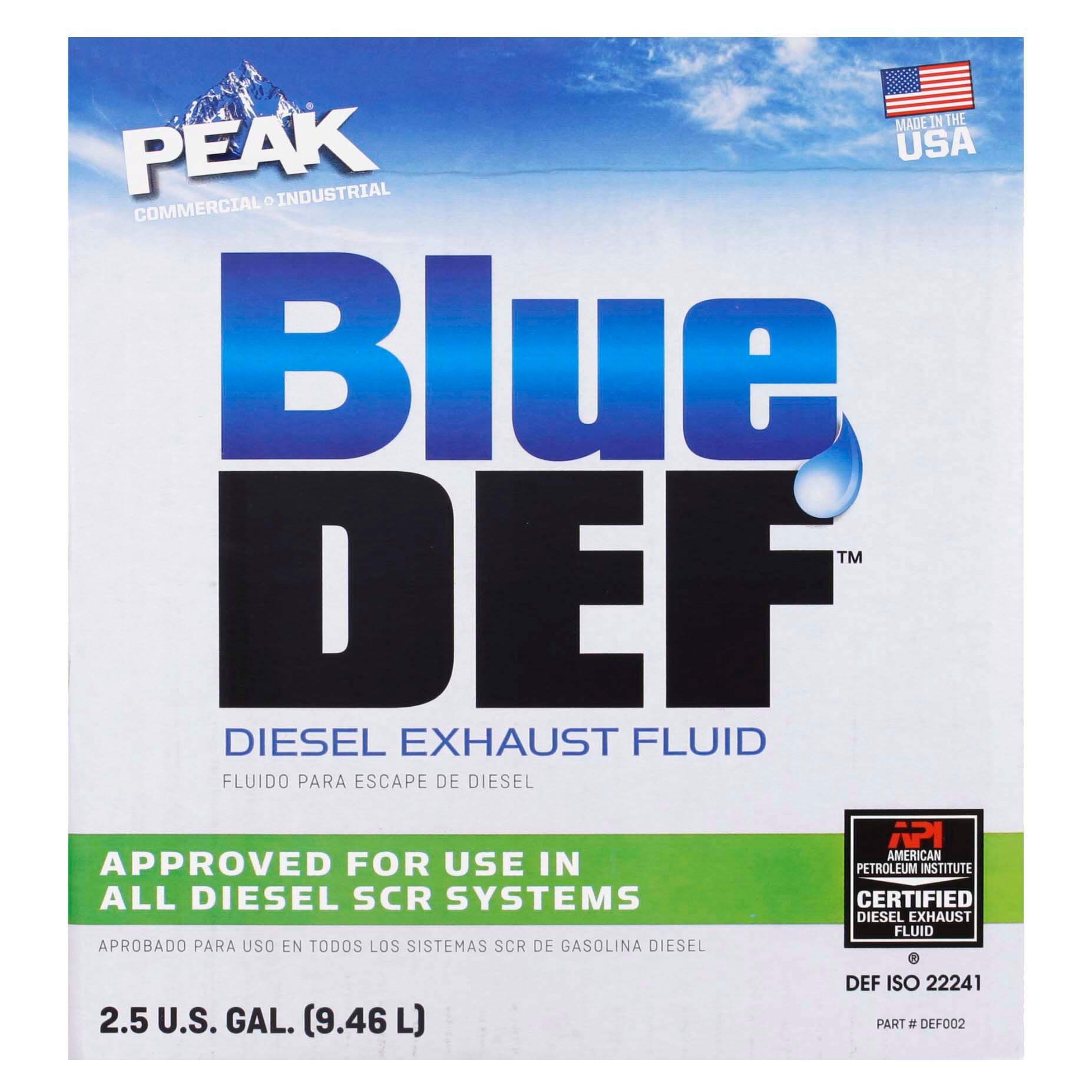 AdBlue Diesel Exhaust Fluid (2.5 Gallons) GUS052910A3 by OE Supplier