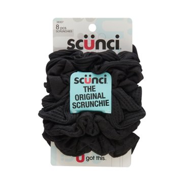 Scunci Effortless Beauty Scrunchies Black