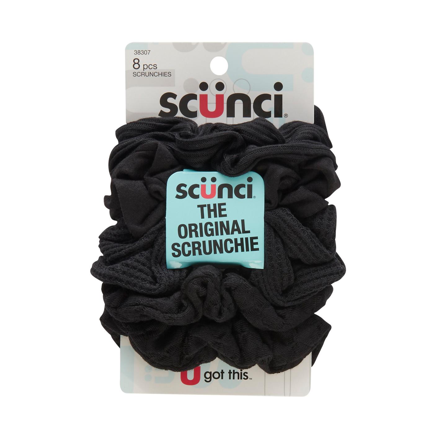 Scunci Effortless Beauty Scrunchies Black - Shop Hair Accessories