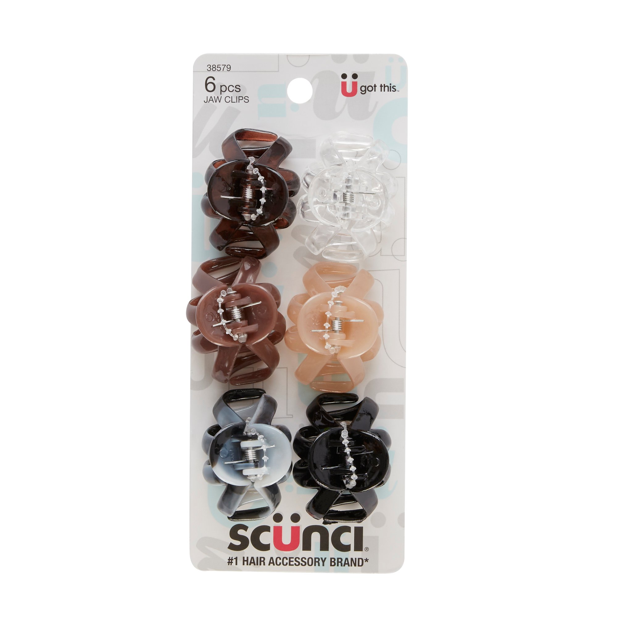 Scunci Effortless Beauty Small Jaw Clips - Shop Hair Accessories at H-E-B