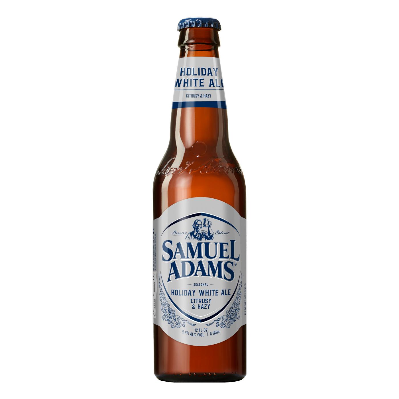 Samuel Adams Holiday White Ale Seasonal Beer 6 Pk Bottles; image 3 of 3