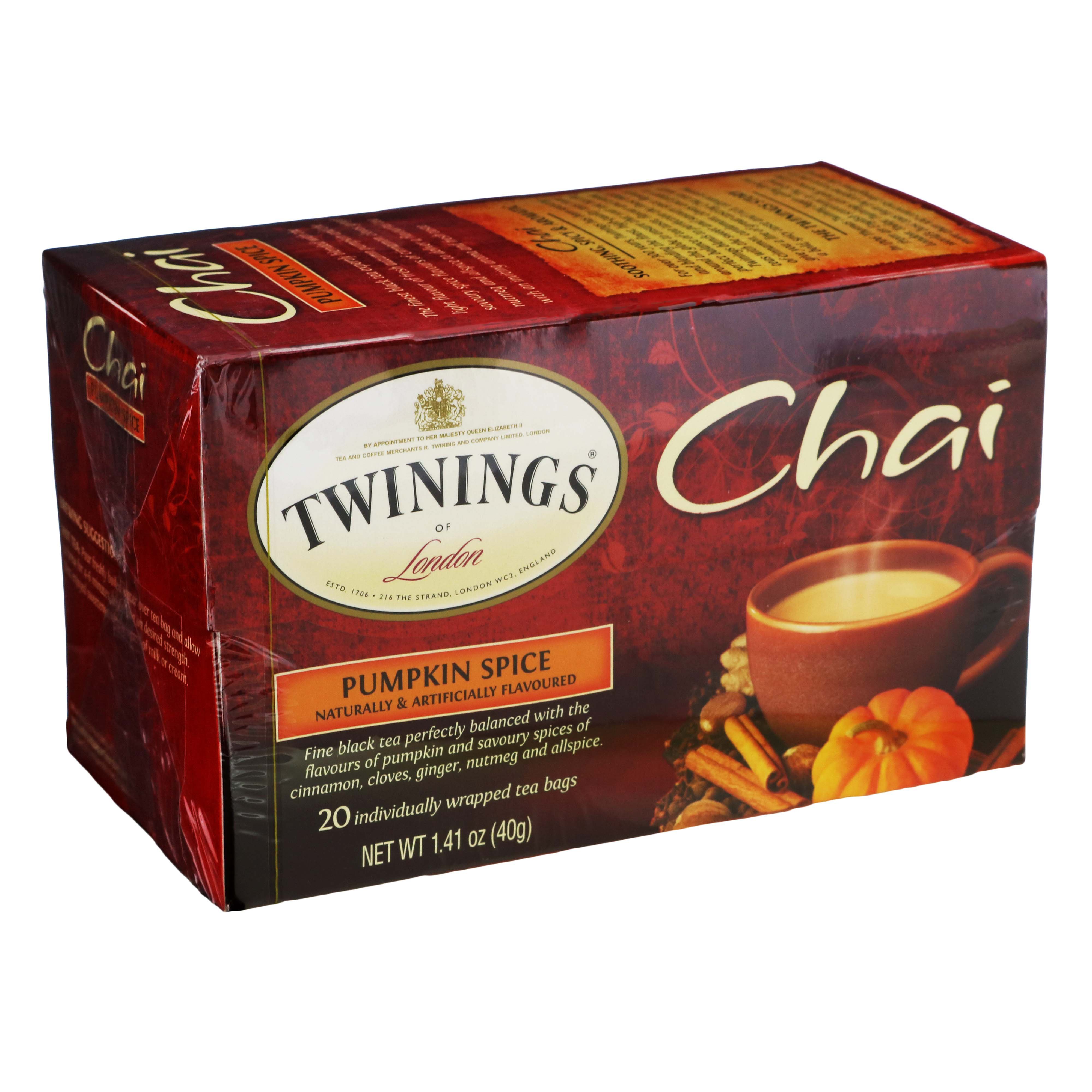 Twinings Chai Pumpkin Spice Tea Bags Shop Tea at HEB