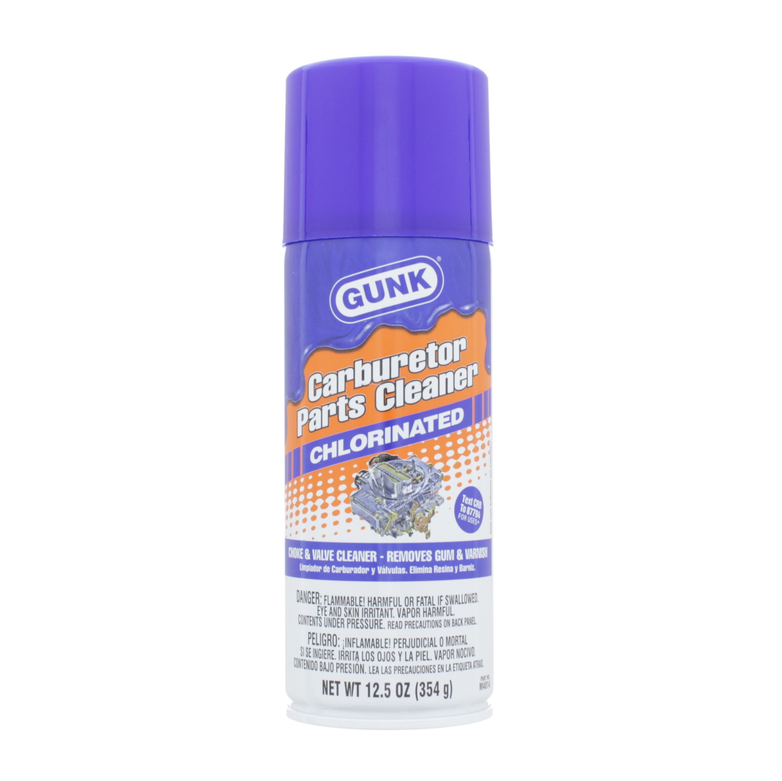 Gunk Carburetor Parts Cleaner Chlorinated Shop Motor oil & fluids at