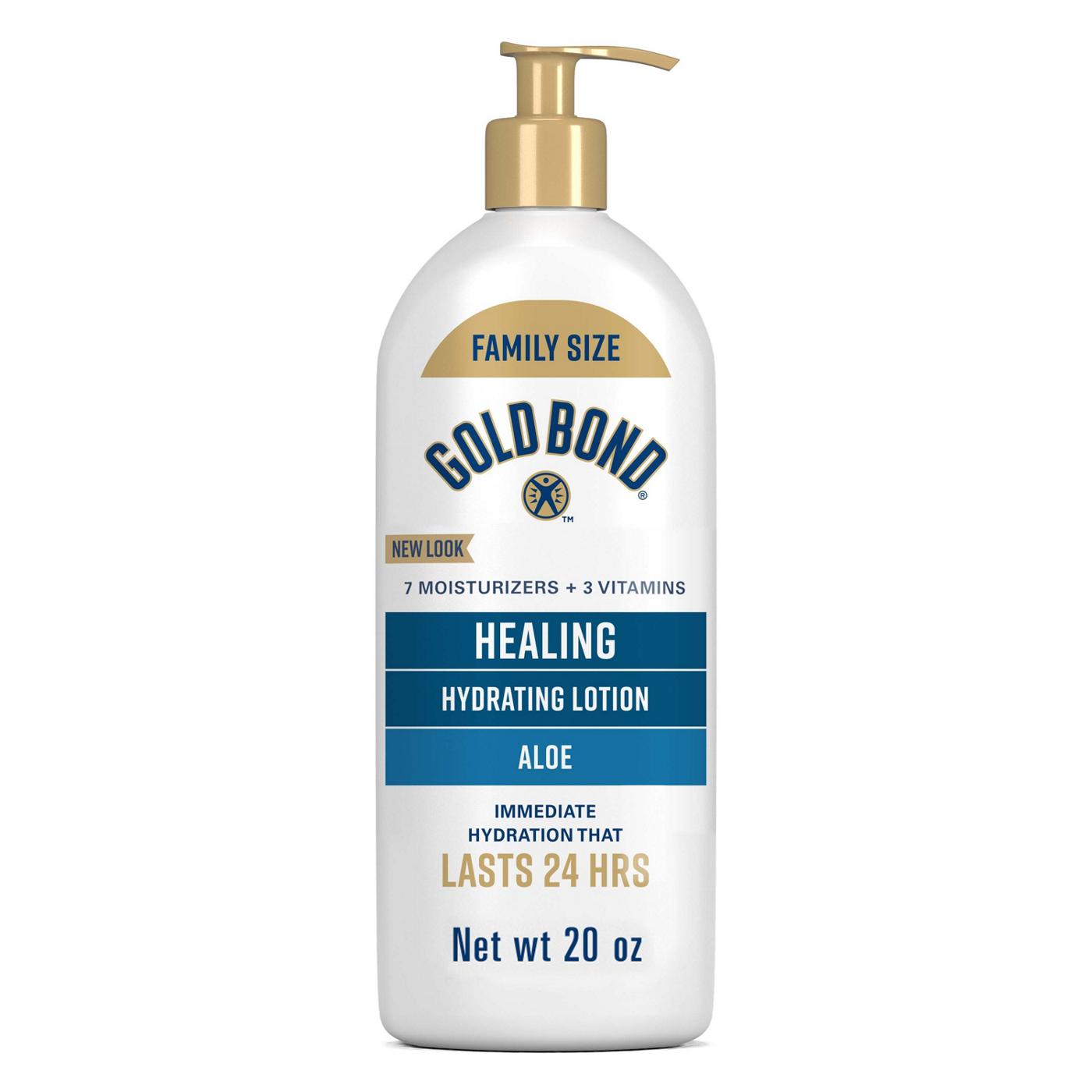 Gold Bond Healing Hydrating Lotion, With Aloe, 24HR Hydration; image 1 of 5