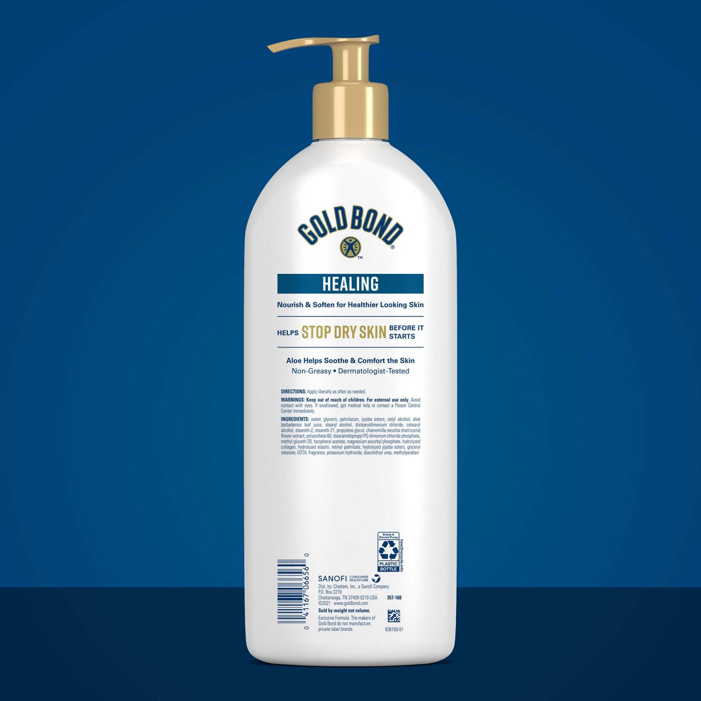 Gold Bond Healing Hydrating Lotion, With Aloe, 24HR Hydration; image 2 of 5