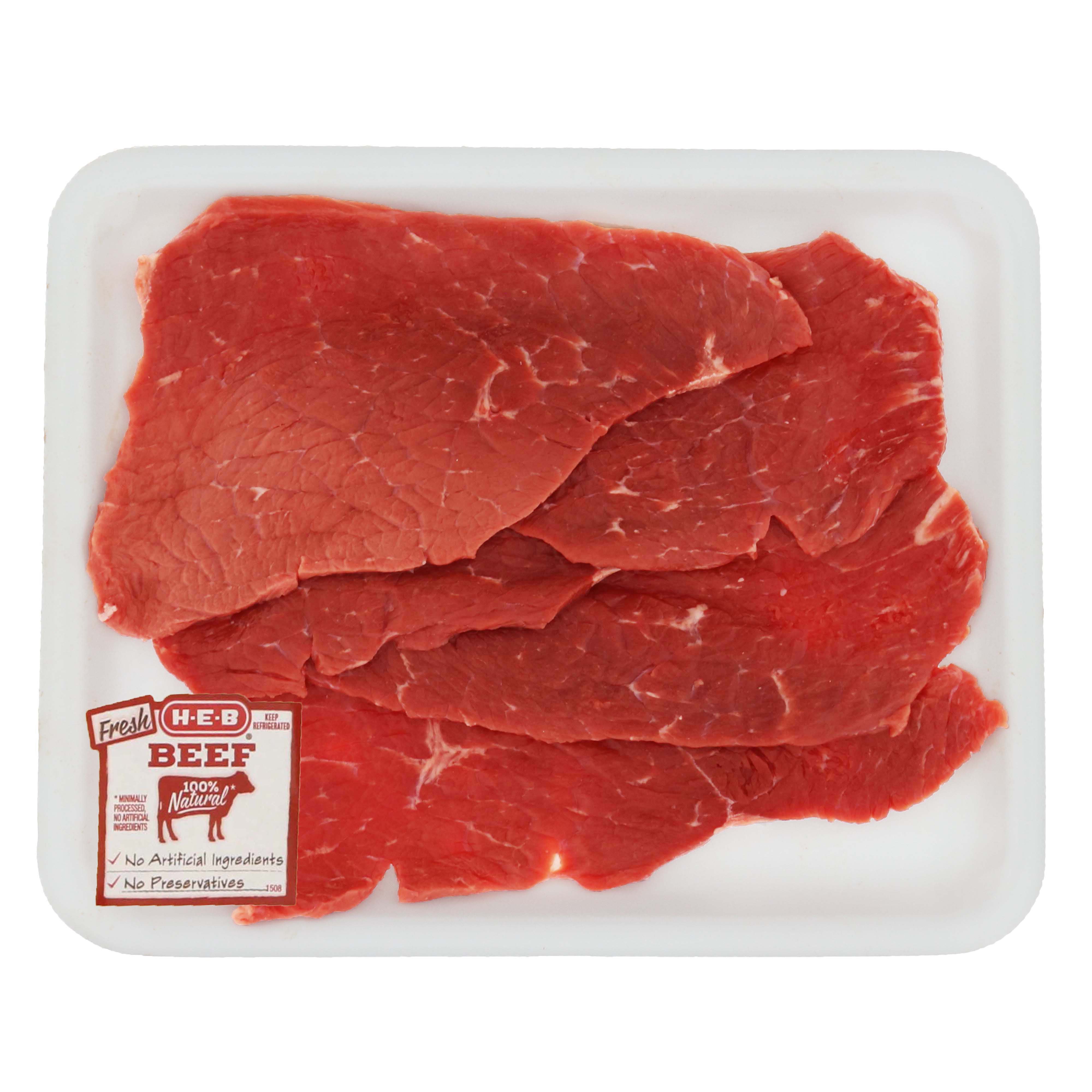 H E B Beef Bottom Round Steak Milanesa Usda Select Shop Beef At H E B 