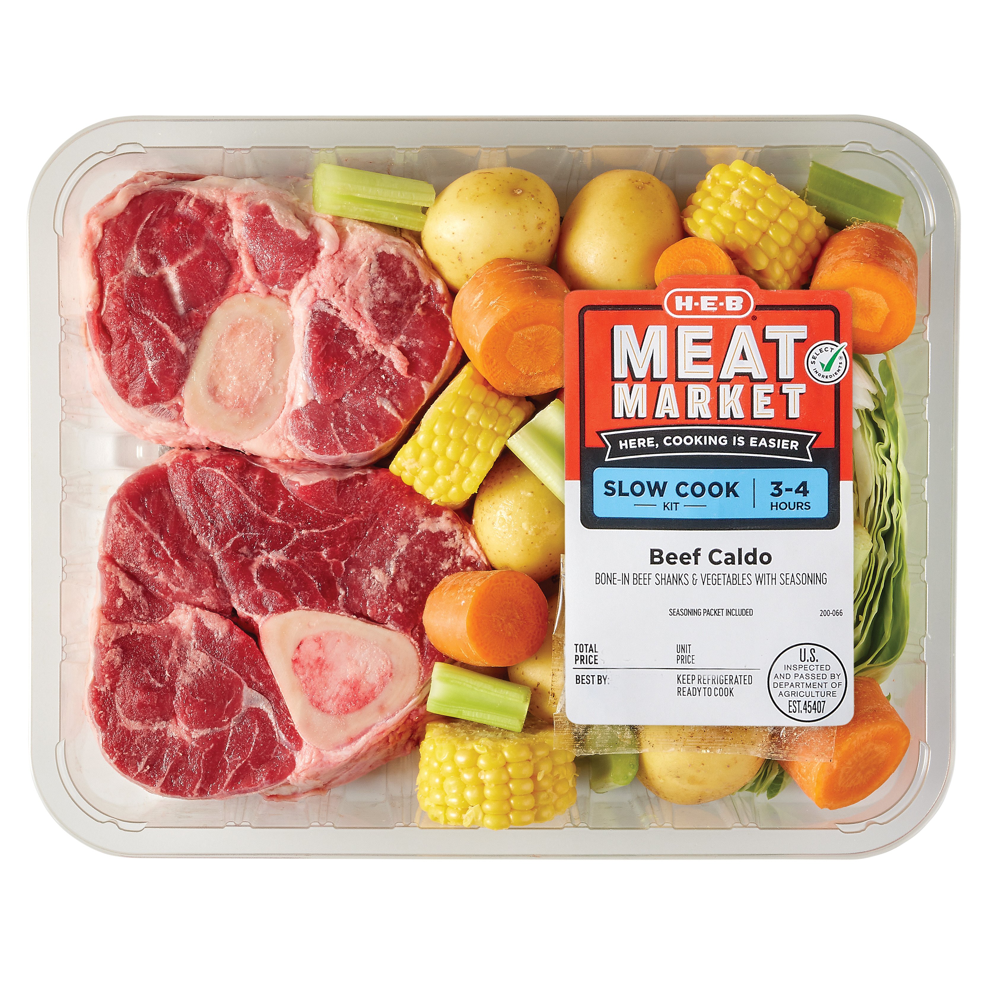 H-E-B Caldo de Res Soup Kit Vegetables