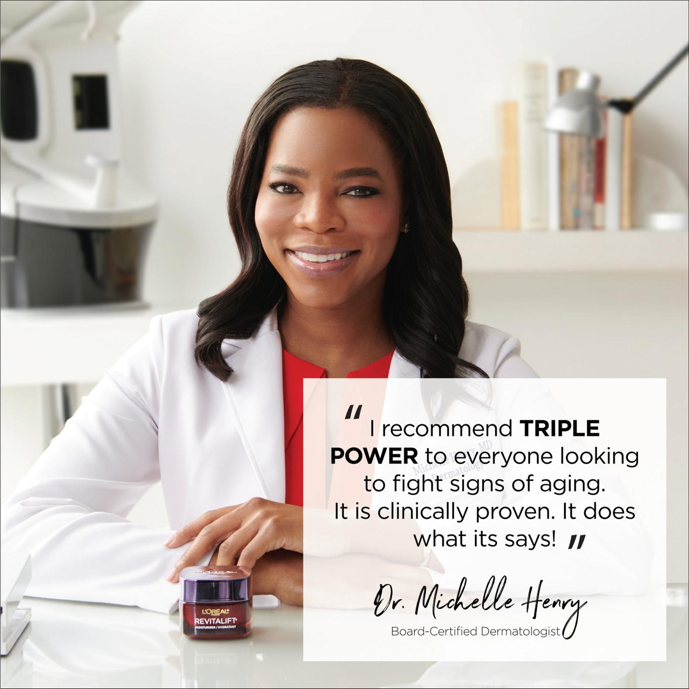 L'Oréal Paris Revitalift Triple Power Anti-Aging Face Moisturizer; image 8 of 8