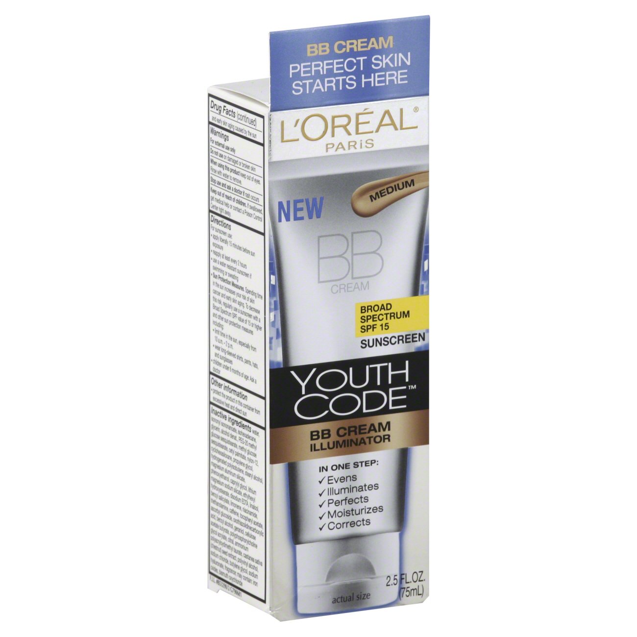 loreal bb cream youth code