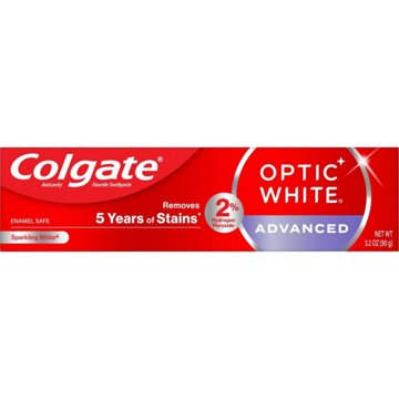 Colgate Optic White Advanced Toothpaste - Sparkling White, 2 Pk, 6.4 oz