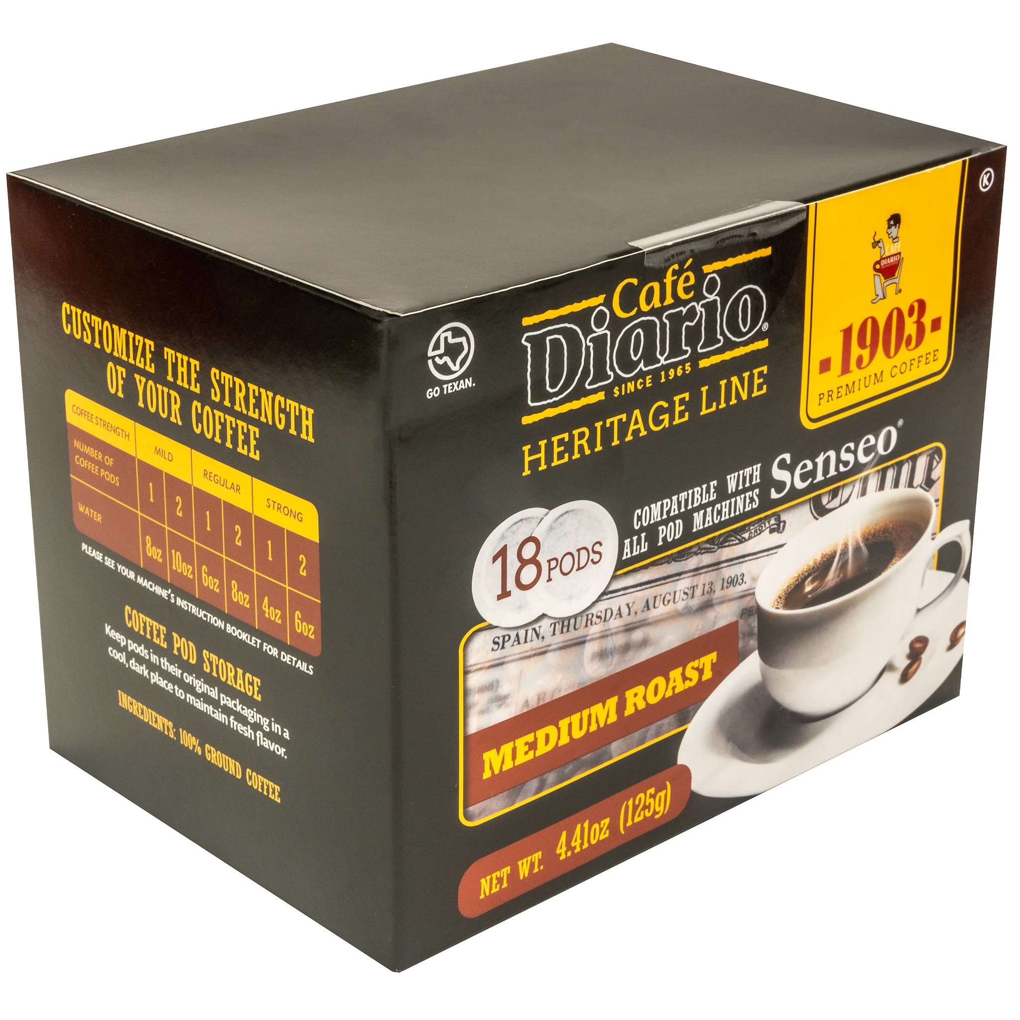 Single serve coffee outlet pods