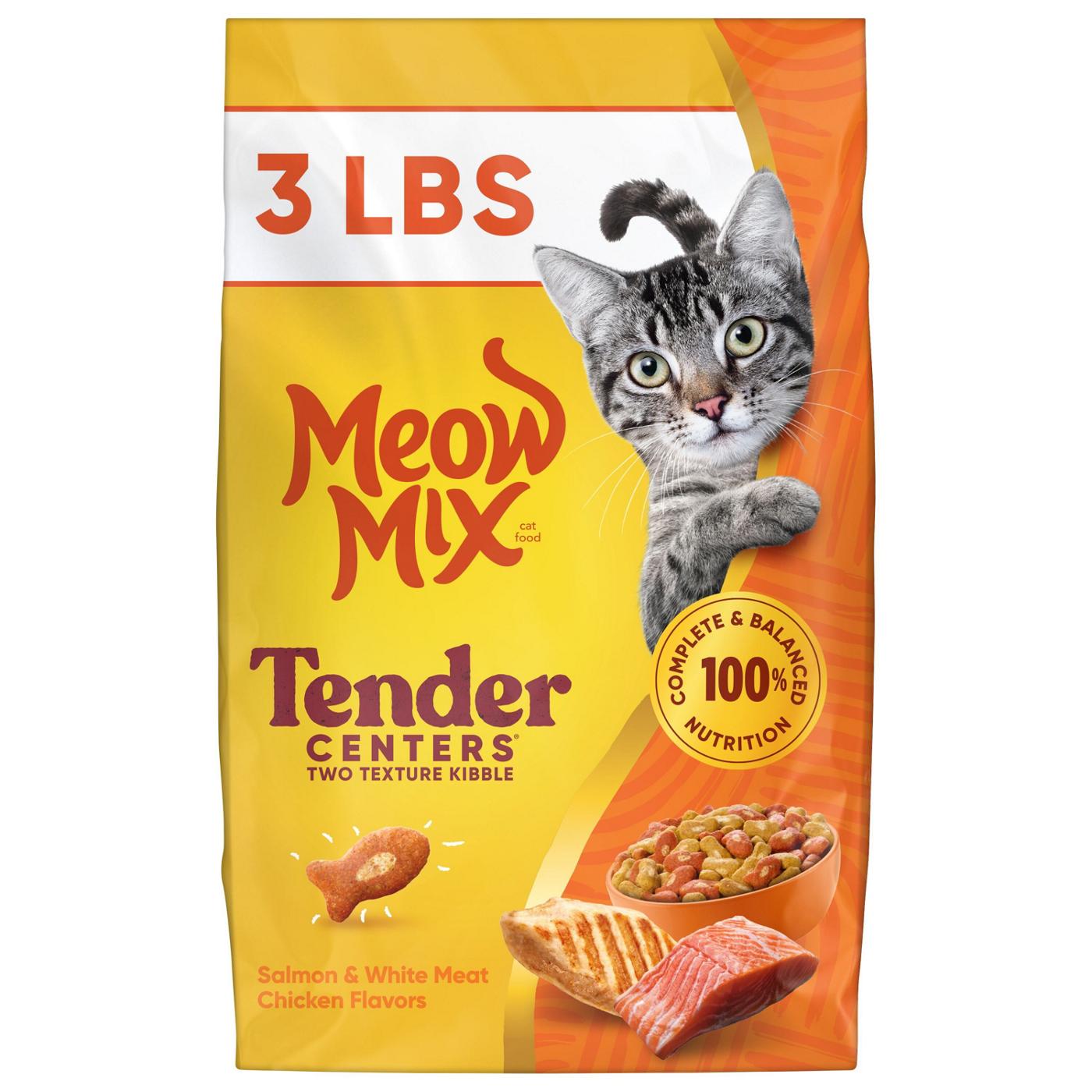 Meow Mix Tender Centers with Salmon & White Meat Chicken Flavors, Dry Cat Food; image 1 of 6