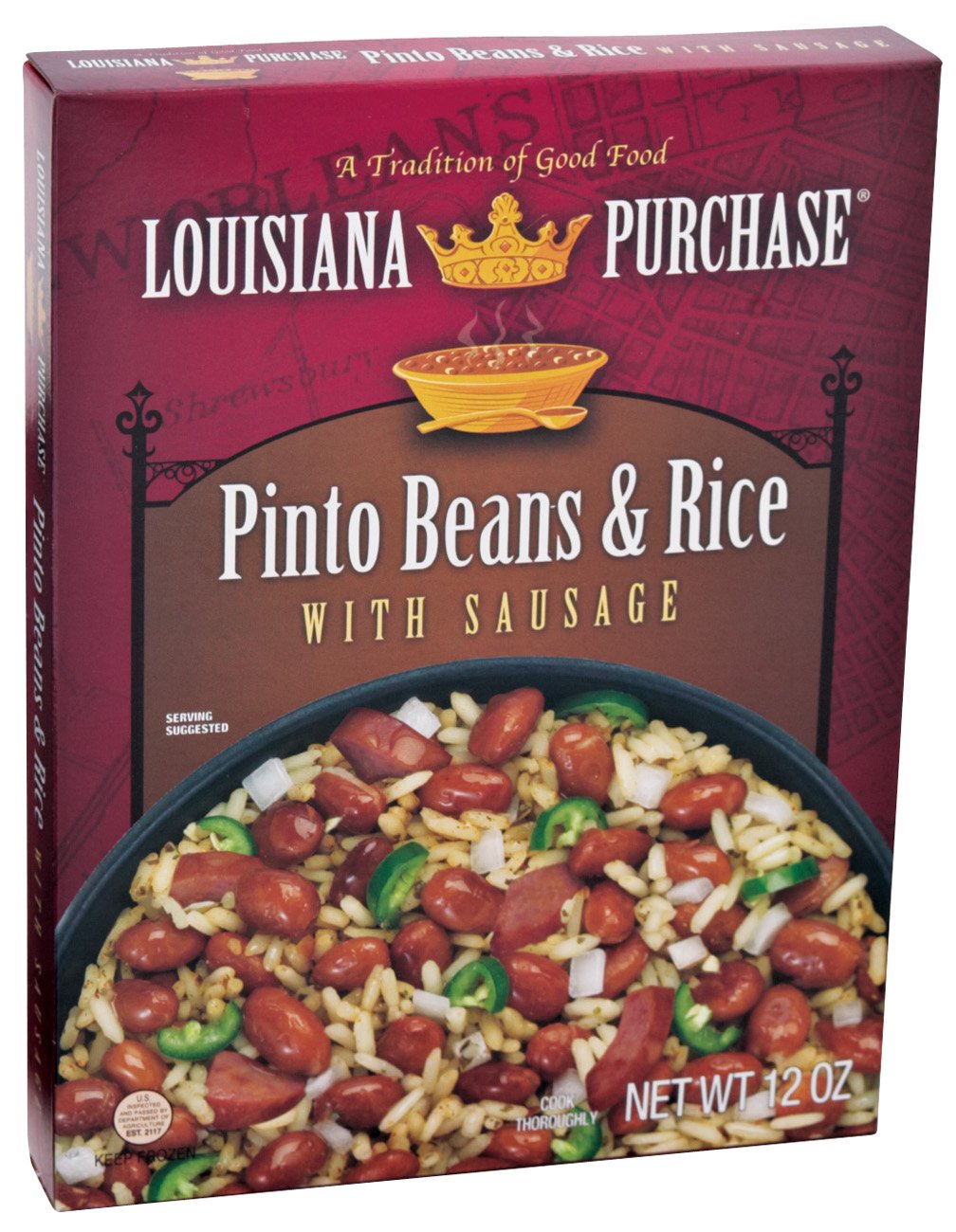 Louisiana Purchase Pinto Beans & Rice with Sausage Shop Entrees