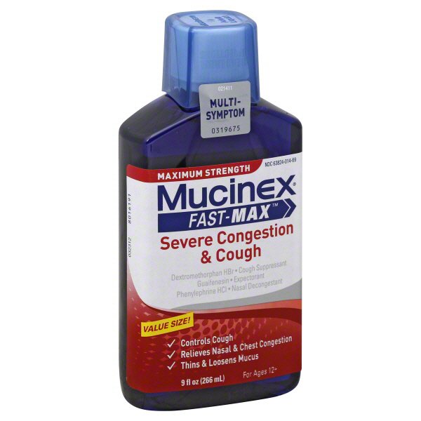 Mucinex FastMax Severe Congestion & Cough MultiSymptom Maximum