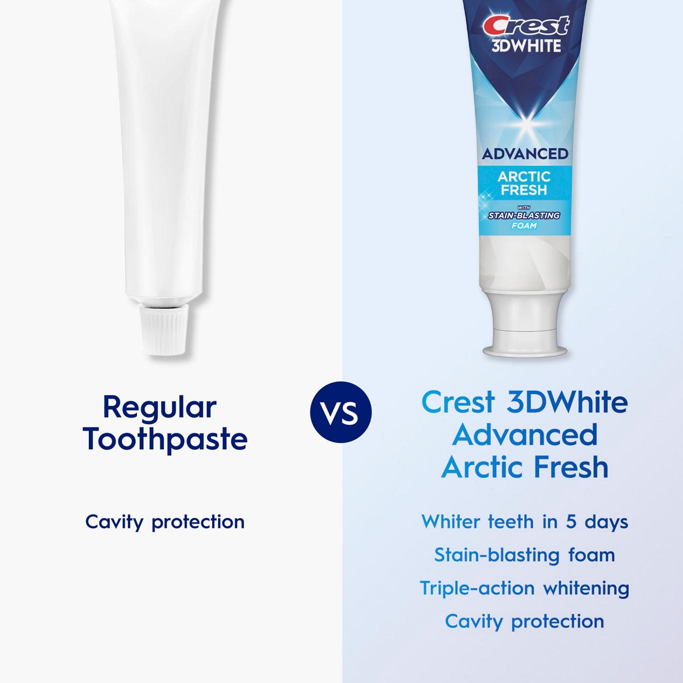 Crest 3D White Advanced Whitening Toothpaste - Arctic Fresh; image 4 of 10
