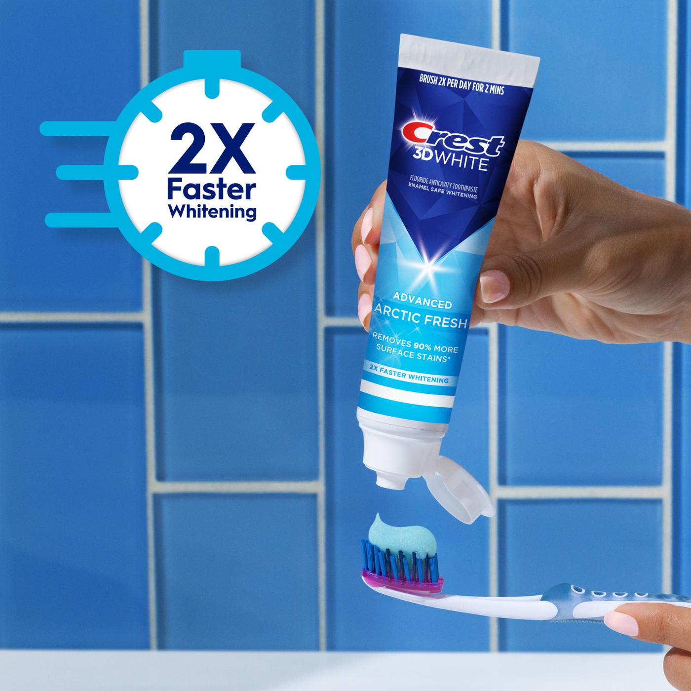Crest 3D White Advanced Whitening Toothpaste - Arctic Fresh; image 6 of 8