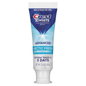 Crest 3D White Advanced Whitening Toothpaste - Arctic Fresh, 2.4 oz