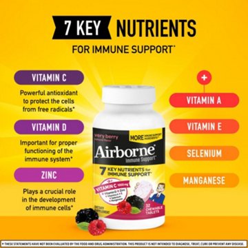 Airborne Very Berry Chewable Tablets