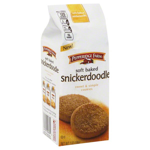 Pepperidge Farm Sweet and Simple Snickerdoodle Soft Baked Cookies