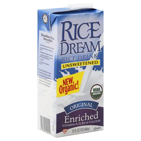 Rice Dream Original Unsweetened Rice Drink Shop Milk at HEB