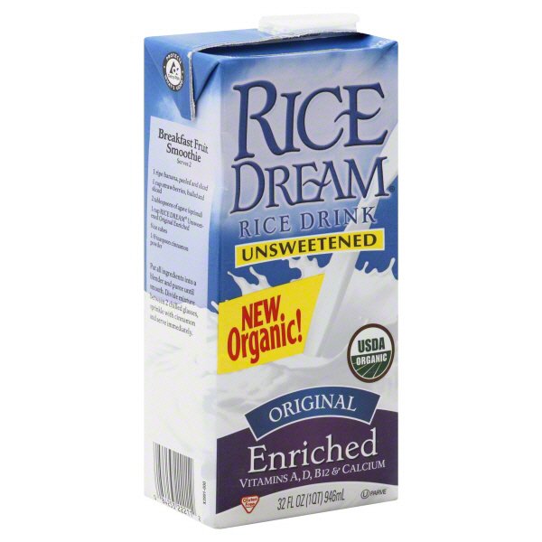 Rice Dream Original Unsweetened Rice Drink Shop Milk At H E B 2884