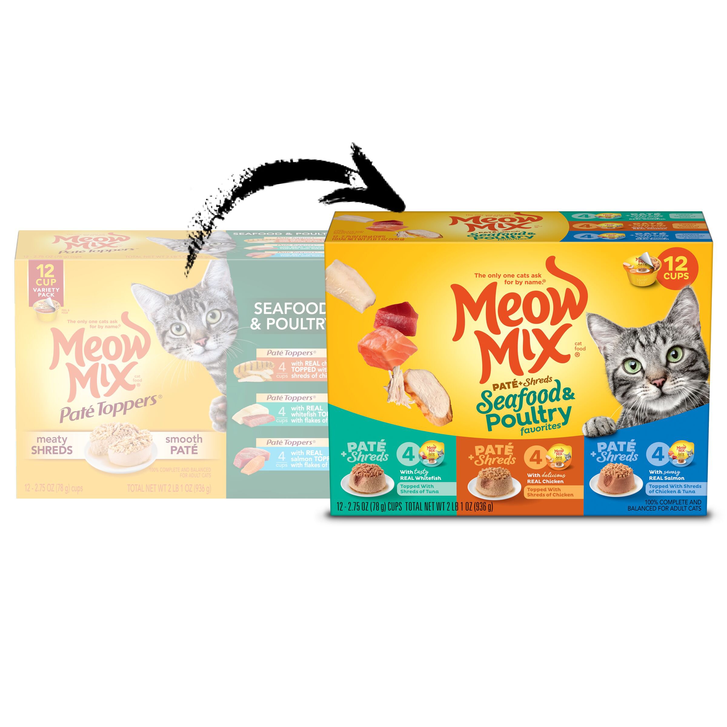 Meow mix seafood selections sale