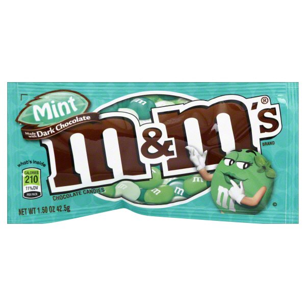 M&M's Chocolate Candies, Mint - 9.20 oz