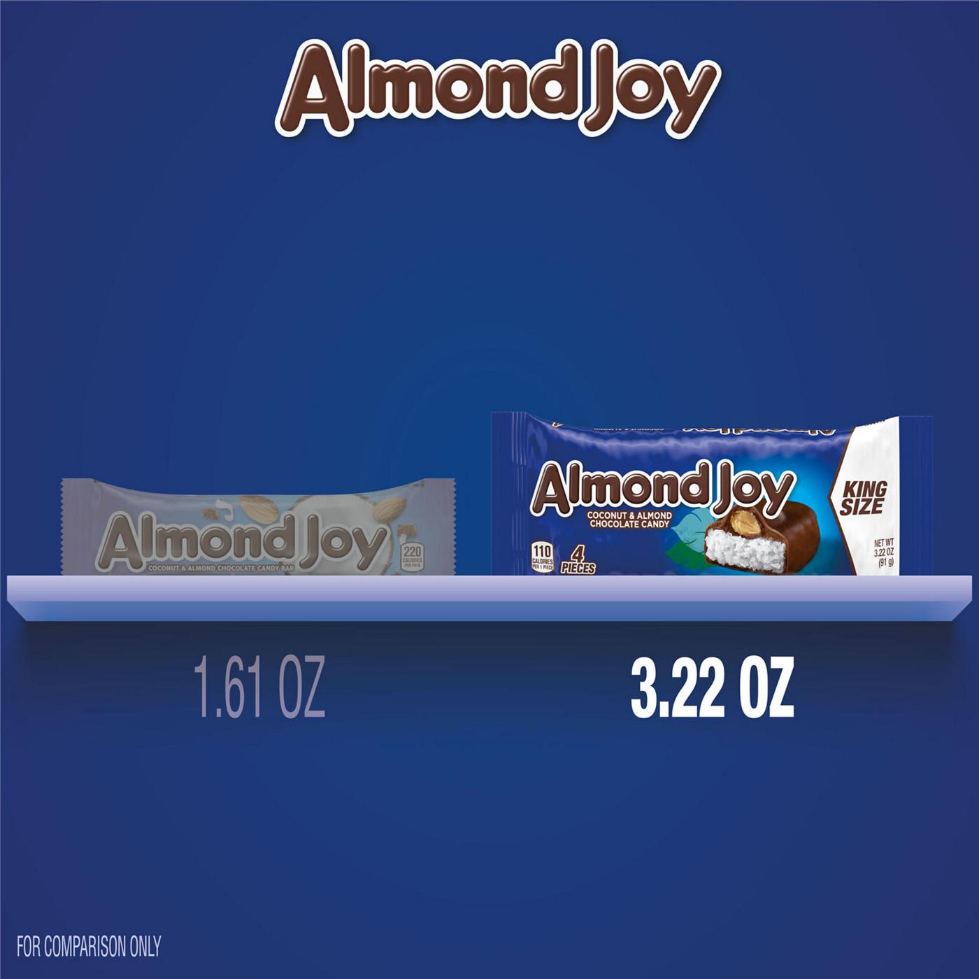 Almond Joy Coconut & Almond Candy Bar - King Size; image 2 of 2