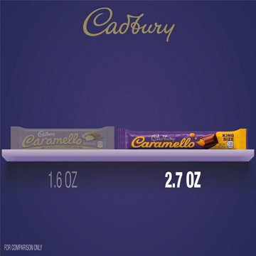 Cadbury Caramello Milk Chocolate Caramel Candy Bar - King Size