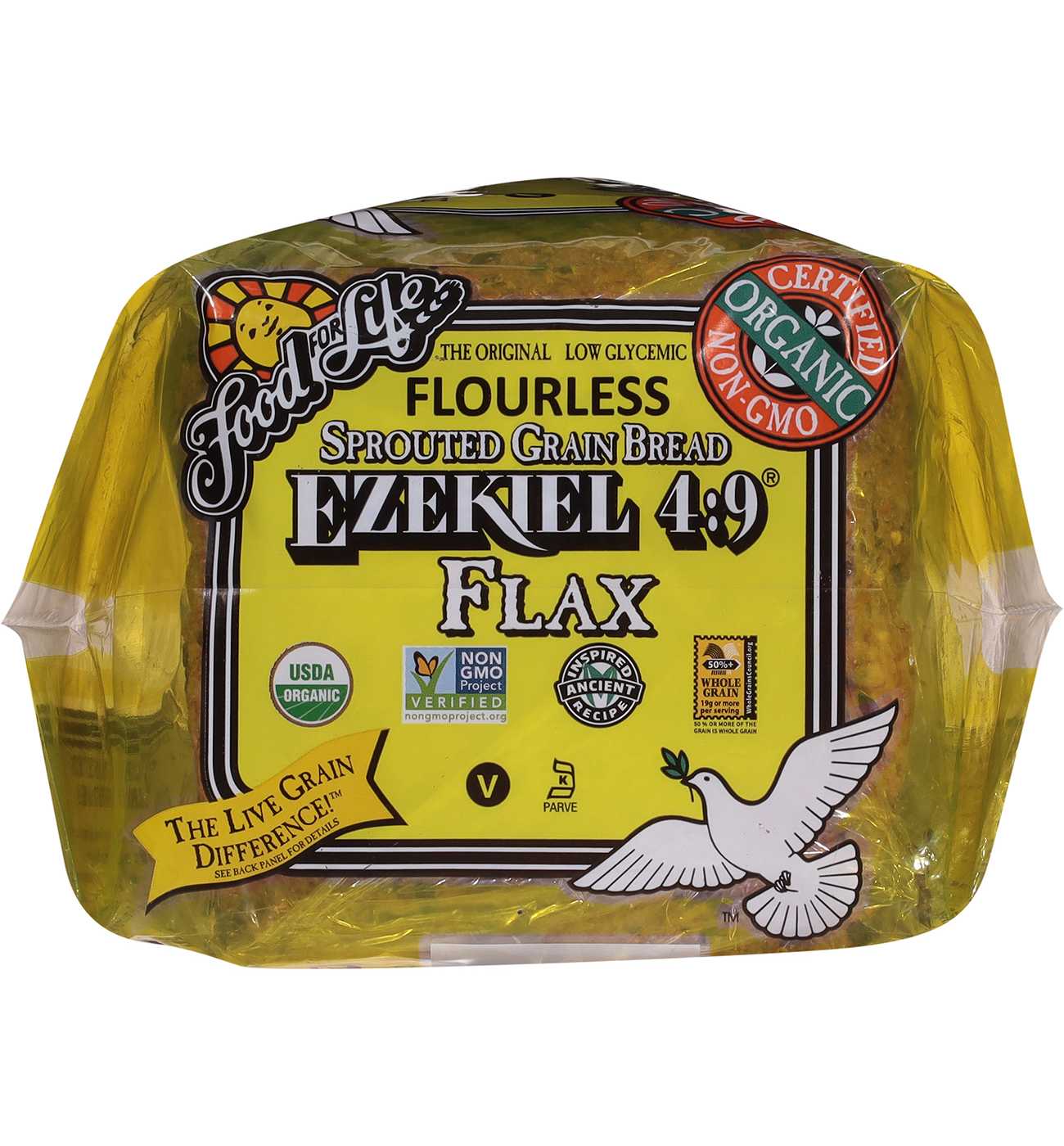 Food For Life Ezekiel 4:9 Sprouted Grain Flax Bread; image 3 of 5
