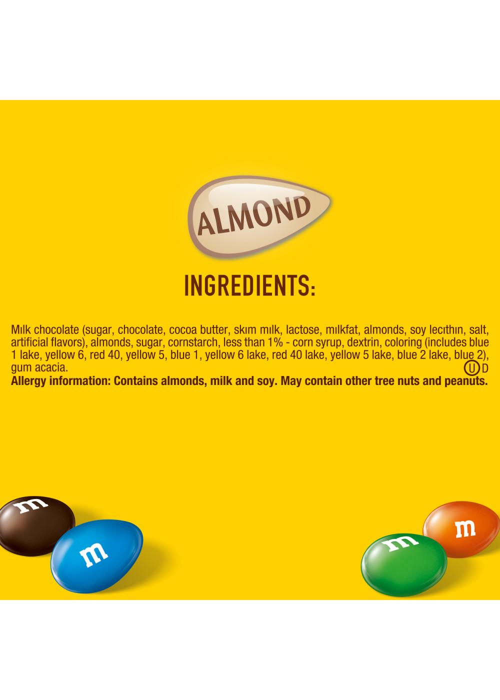 M&M'S Almond Milk Chocolate Candy - Share Size; image 2 of 7