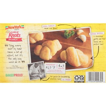 New York Bakery Garlic Knots, 6 ct
