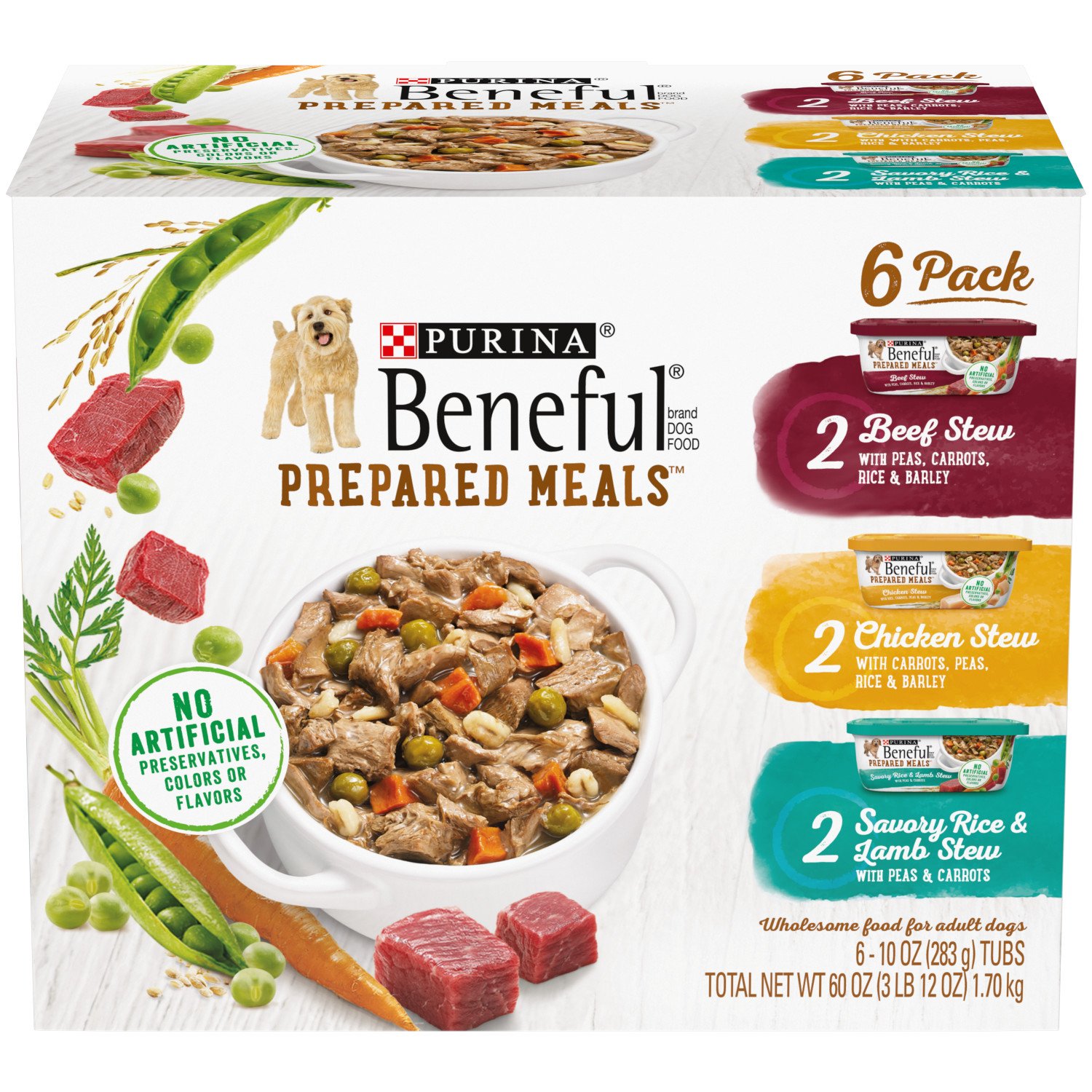 Purina Beneful Prepared Meals Wet Dog Food Variety Pack Shop Dogs at