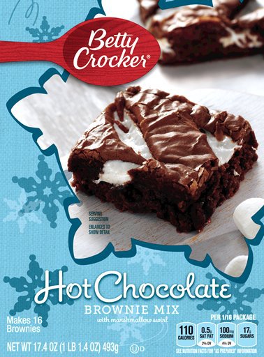 Betty Crocker Hot Chocolate Brownie Mix Shop Baking Mixes at HEB