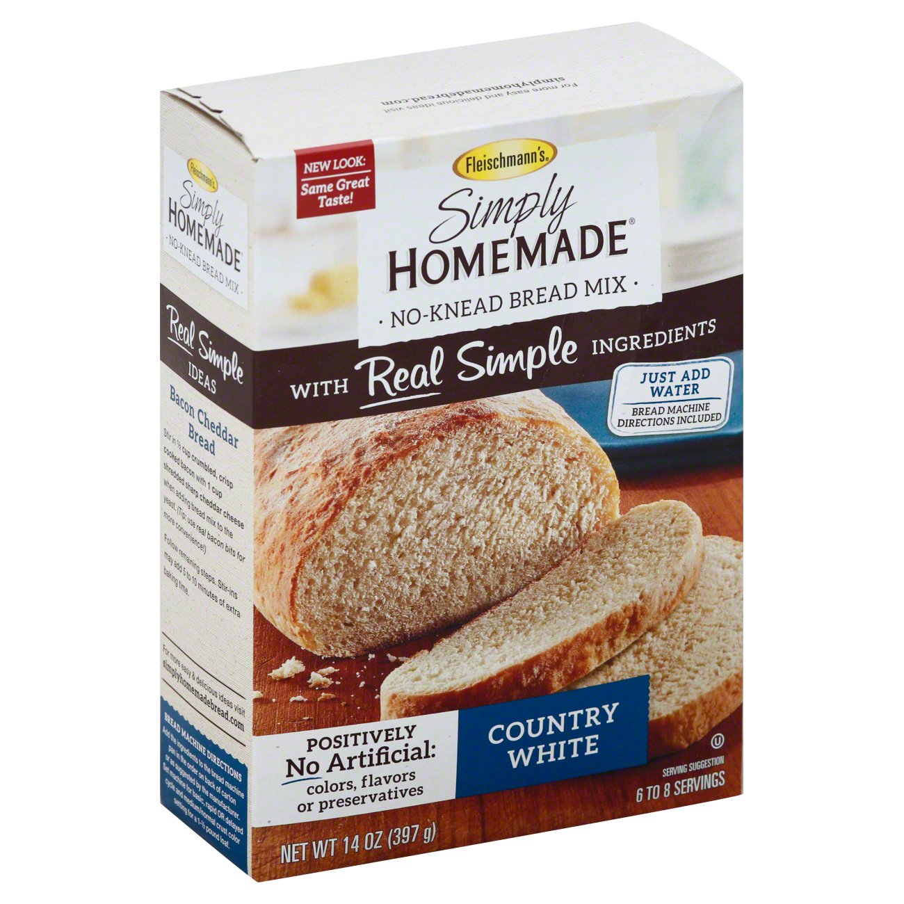 Fleischmann's Simply Homemade No Knead Country White Bread Mix Shop