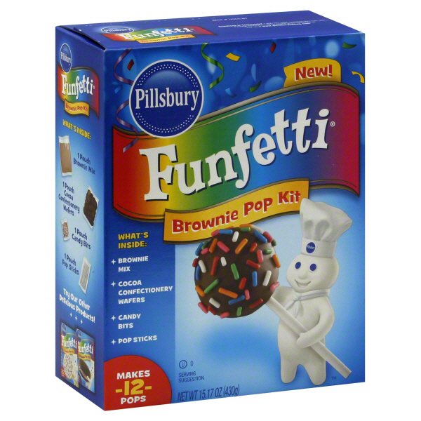 Pillsbury Funfetti Brownie Pop Kit Shop Baking Ingredients at HEB