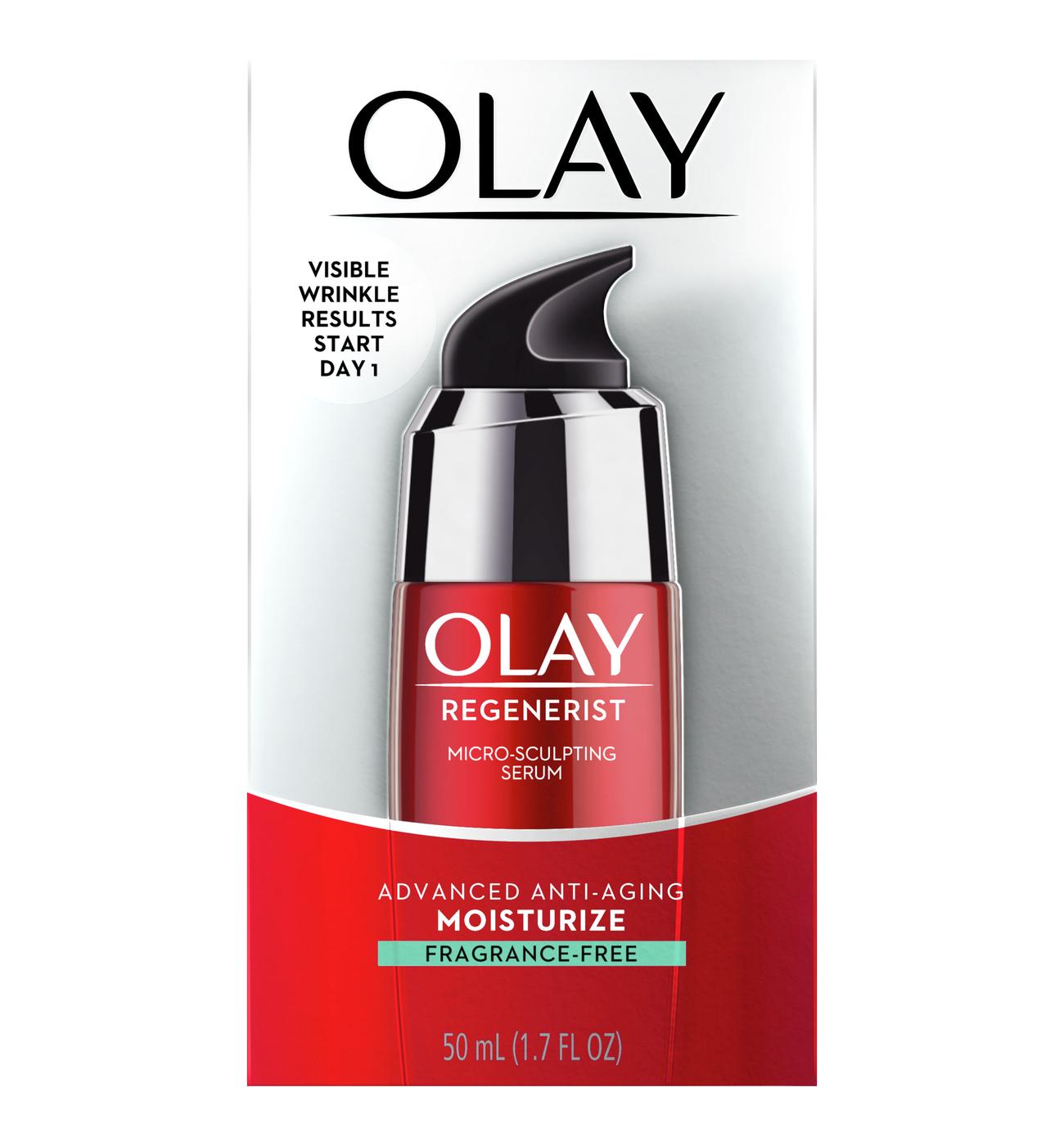 Olay Regenerist Micro-Sculpting Serum Face Moisturizer; image 1 of 3