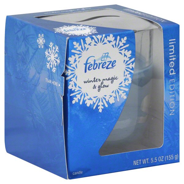 Febreze Winter Magic & Glow Holiday Candle - Shop Candles At H-e-b