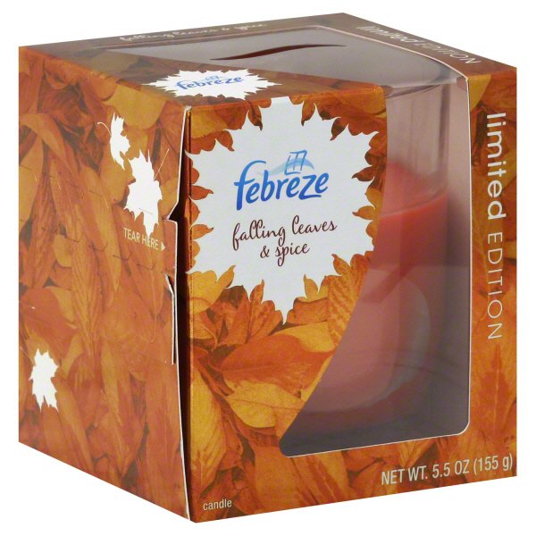 Febreze Falling Leaves and Spice Candle - Shop Candles at H-E-B