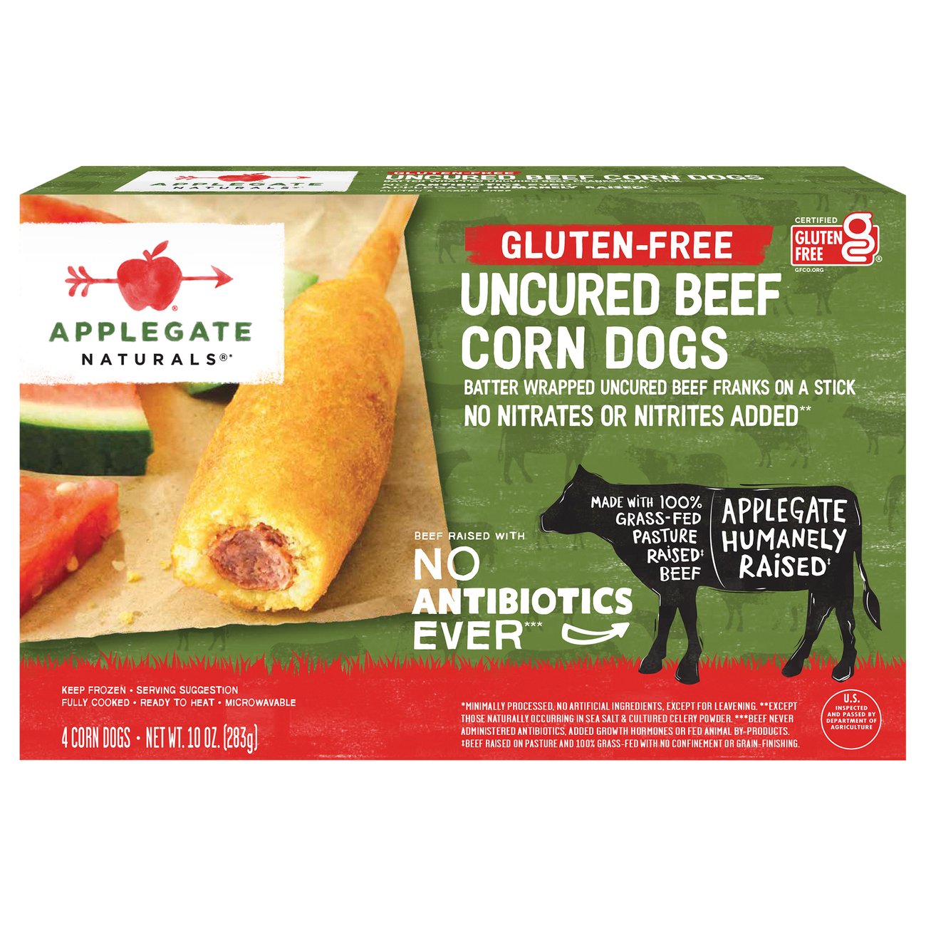 Applegate Naturals Gluten Free Uncured Beef Corn Dogs