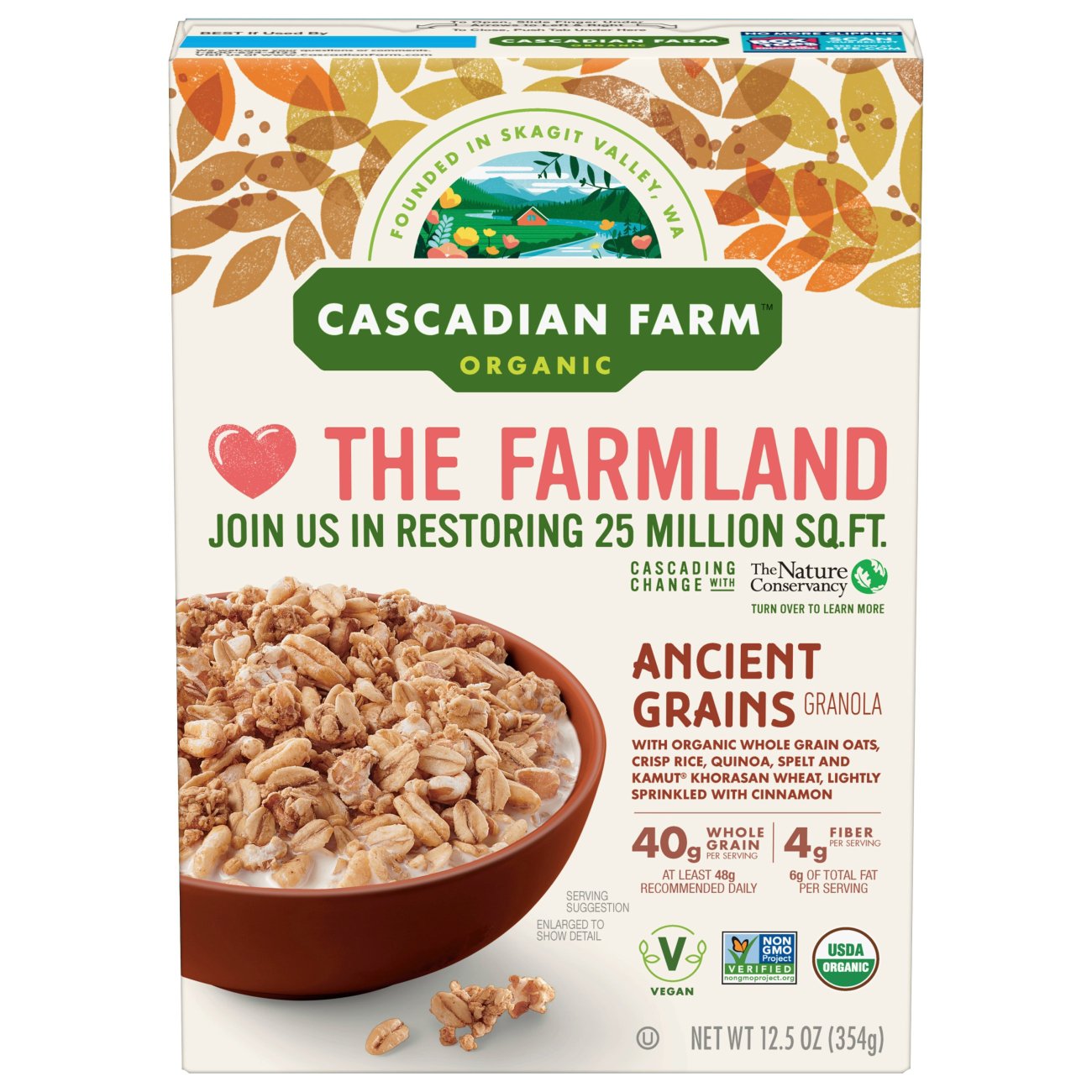 Cascadian Farm Organic Ancient Grains Granola Shop Cereal at HEB