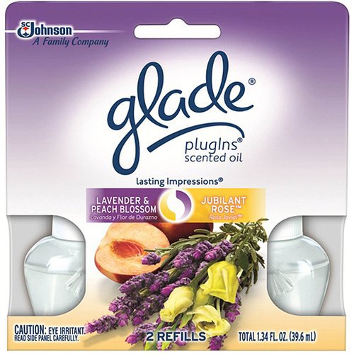 Glade Lavender & Peach Blossom and Jubilant Rose PlugIns Lasting