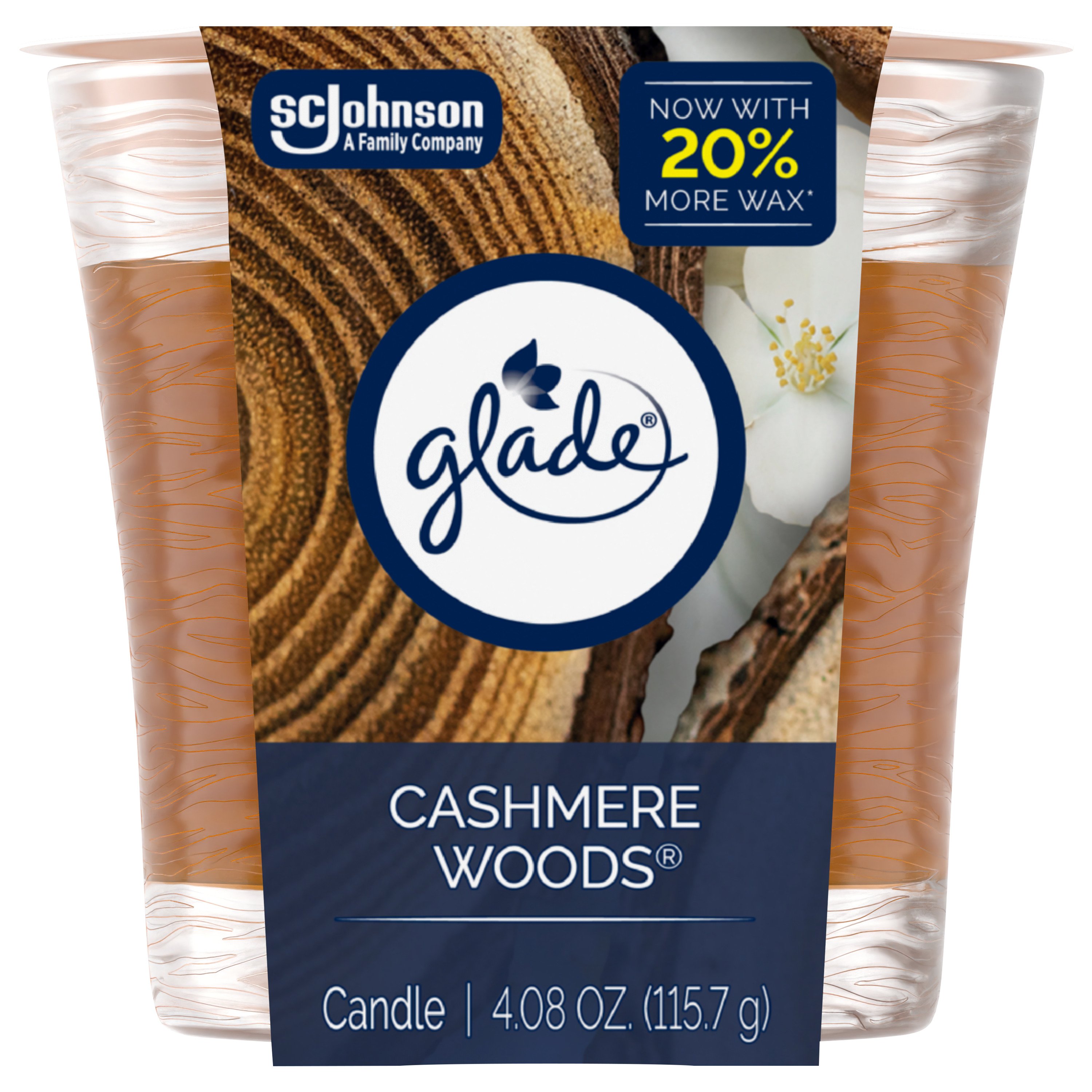 Glade Cashmere Woods Candle - Shop Candles at H-E-B